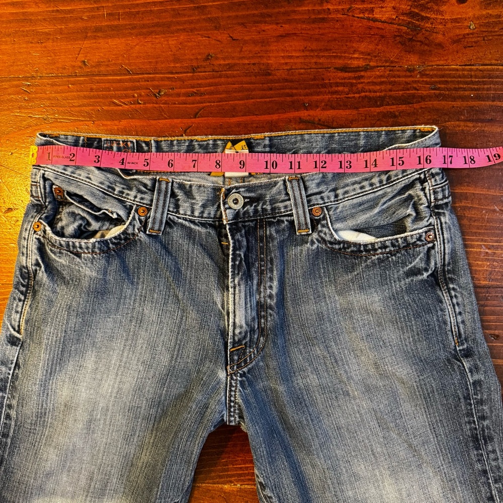 Vintage Mens Lucky Brand Dungarees-Virtue Vintage Straight. 32x33 (long inseam) - Picture 5 of 12